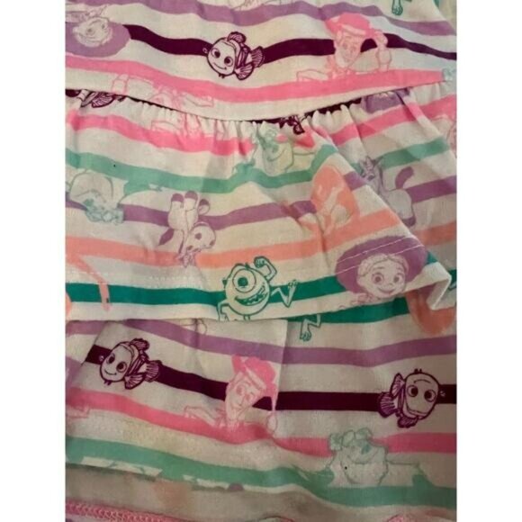 Disney Jumping Beans Infant Girls Size 18 months Pixar Stripe Summer - Picture 4 of 4